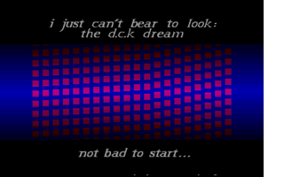 I Just Can't Bear to Look atari screenshot