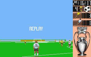 I Play 3-D Soccer atari screenshot