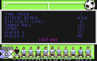 I Play 3-D Soccer atari screenshot