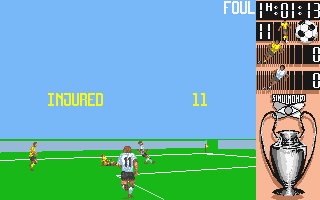 I Play 3-D Soccer atari screenshot