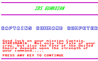 IBS Guardian atari screenshot