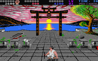 IK+ (International Karate +) atari screenshot