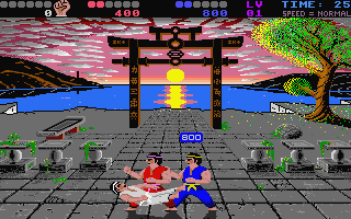 IK+ (International Karate +) atari screenshot