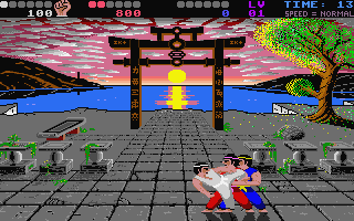 IK+ (International Karate +) atari screenshot