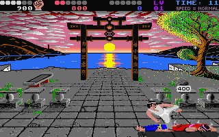 IK+ (International Karate +) atari screenshot