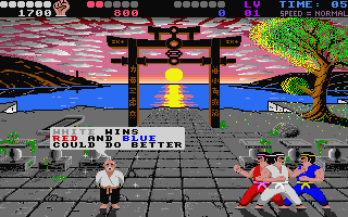 IK+ (International Karate +) atari screenshot