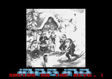 Imaginas Christmas Demo atari screenshot