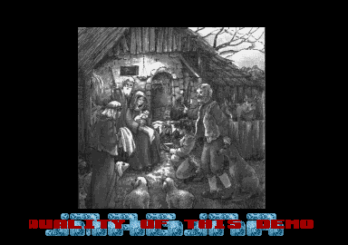 Imaginas Christmas Demo atari screenshot