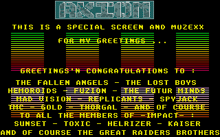 Impact Sound I atari screenshot
