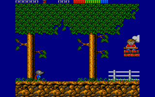 Impossamole atari screenshot