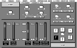 Improviser (Demo) atari screenshot