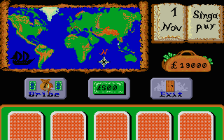 In 80 Days Around the World atari screenshot