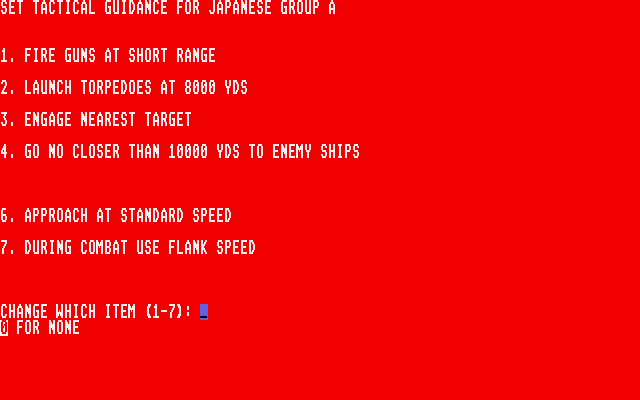 In Harm's Way - Tactical Naval Combat in the Pacific, 1943-1944 atari screenshot