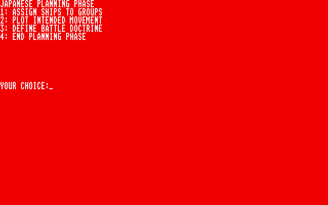 In Harm's Way - Tactical Naval Combat in the Pacific, 1943-1944 atari screenshot