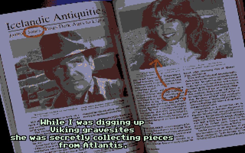 Indiana Jones and the Fate of Atlantis - Graphic Adventure [ScummVM Lite] atari screenshot