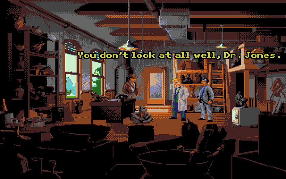 Indiana Jones and the Fate of Atlantis - Graphic Adventure [ScummVM Lite] atari screenshot