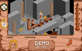 Indiana Jones and the Fate of Atlantis - The Action Game atari screenshot