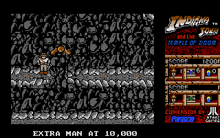 Indiana Jones and the Temple of Doom atari screenshot