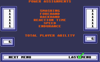 Indoor Sports atari screenshot