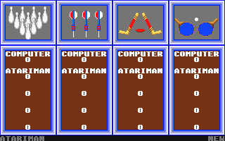 Indoor Sports atari screenshot