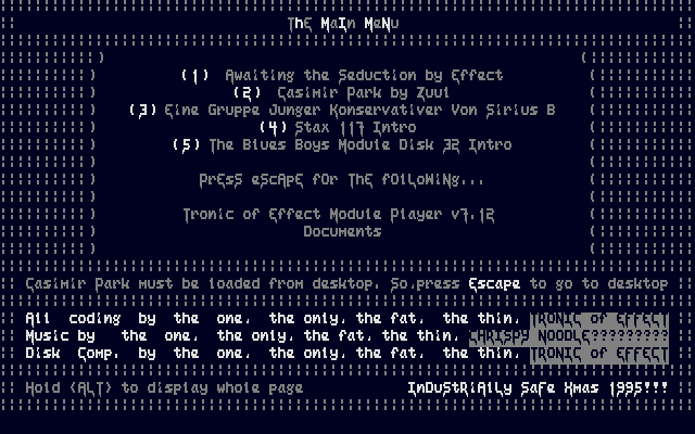 Industrially Safe Xmas 95 atari screenshot
