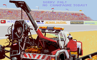 Indy 500 atari screenshot