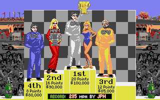 Indy Heat atari screenshot