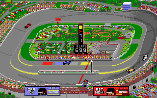 Indy Heat atari screenshot