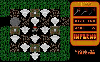 Inferno atari screenshot