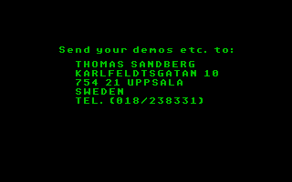 Initial Demo (The) atari screenshot