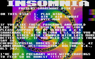 Insomnia Shareware Disk Volume 1