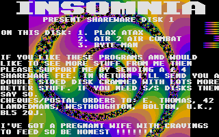 Insomnia Shareware Disk Volume 1 — screenshot 1