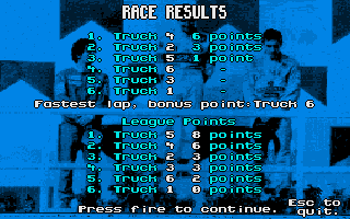 International Truck Racing atari screenshot