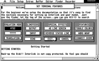 Interlink ST atari screenshot