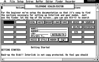 Interlink ST atari screenshot