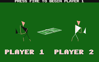 International 3D Tennis atari screenshot