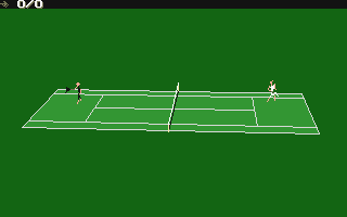 International 3D Tennis atari screenshot