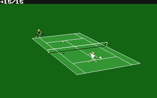 International 3D Tennis atari screenshot