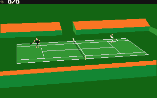 International 3D Tennis atari screenshot