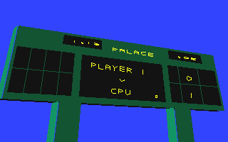 International 3D Tennis atari screenshot