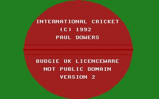 International Cricket 2 — screenshot 1