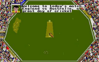 International Cricket atari screenshot