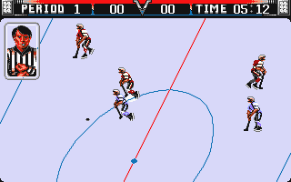 International Ice Hockey atari screenshot