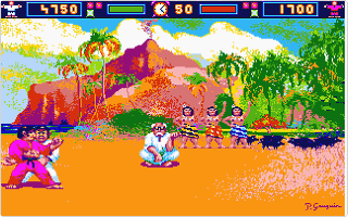 International Karate atari screenshot