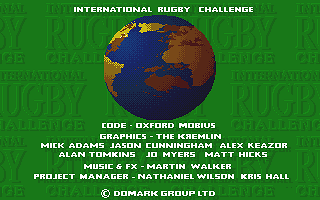 International Rugby Challenge atari screenshot