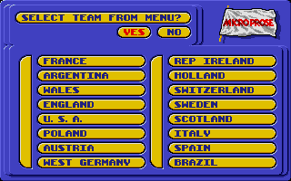 International Soccer Challenge atari screenshot