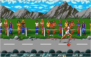 International Sports Challenge atari screenshot
