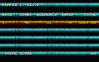 International Sports Challenge atari screenshot