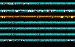 International Sports Challenge atari screenshot