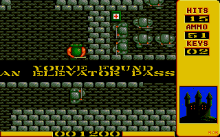 Into the Eagle's Nest atari screenshot